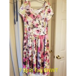 Dot Dot Smile Cap Sleeve Dress